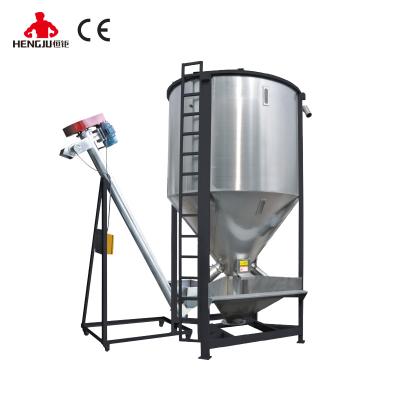 China Mixing Hengju hot selling large capacity 5000kg vertical plastic granules stand mixer sitrrer mixing machine for sale