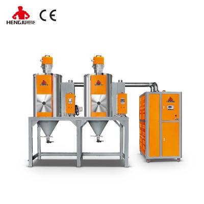 China Factory Hengju Stainless Steel 300kg High Quality Plastic Industrial Vertical Dehumidifier Dryer For PET/PA/PC/ABS for sale