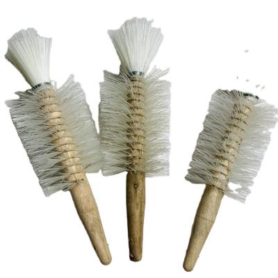 China High End Stick Brush Technology Manufacturing Wooden Stick Wash Brush for sale