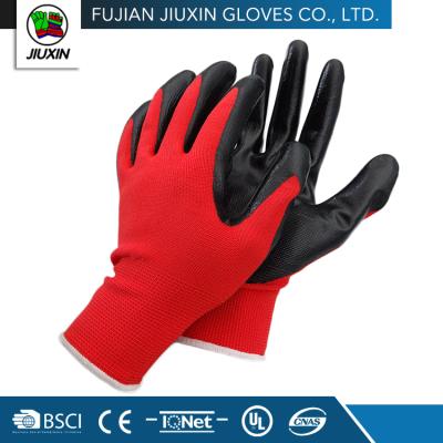 China Industry Hot Selling Universal Polyester Nitrile Gloves Malaysia Guangzhou for sale