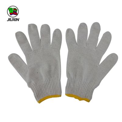 China breathable 7 gauge non slip protection keep safe cotton glove for industrial use for sale