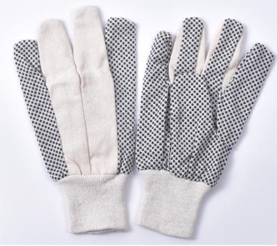 China Trade Assurance Hot Sale Industry High Quality Comfortable Drill Cotton Working Gloves for sale