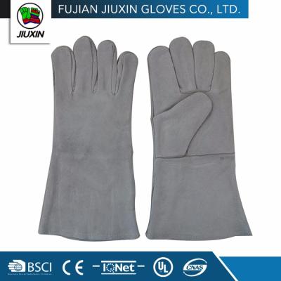 China Seamless Custom Leather Welder Gloves Industry Professional High Quality Safety Gloves for sale