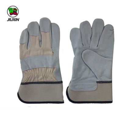 China Industry Safety Working Wholesale High Quality Cow Split Safety Leather Gloves for sale