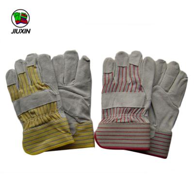 China Factory Made Industry Cow Split Leather Working Protection Work Cow Leather Gloves for sale