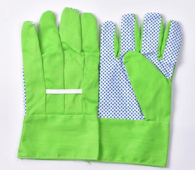 China Safety Work JX68C308 Drill Cotton Garden Gloves High Quality Cotton for sale