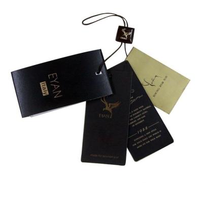 China Anti-Counterfeiting Hot Foil Stamping Logo Custom Cheap Clothes Tags And Brand Printing Bulk Wholesale for sale