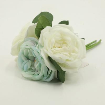 China DY1-3220 Party Quality Reliable Bulk Cheap Home Artificial Peony Bundle*3 For Christmas Decoration for sale