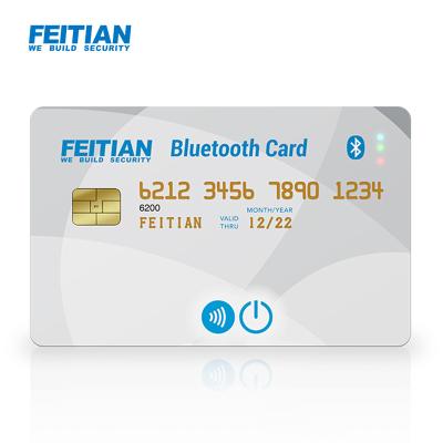 China EC-B2000 Bluetooth NFC Dual Interface Access Control Card BLE Smart Java Card - Standard Size for sale