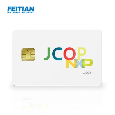 China Dual Interface JCOP V2.4.2 Dual Interface Support RSA2048 CCE Smart Card JavaCard J3A080 J3D081 for sale