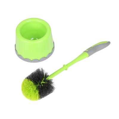 China PP+PE+TPR Hand Grip Easy Cleaning Plastic Toilet Brush And Plunger Toilet Cleaning Cleaner Brush for sale