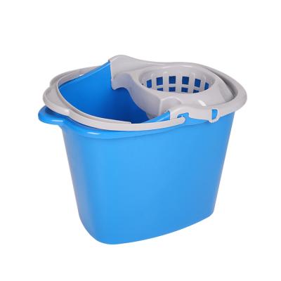 China Commercial cheap price 4 best viable price in flowers 1 square plastic wipe bucket bathroom cleaning buckets for mop for sale