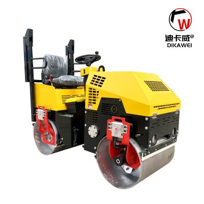 China Construction worksÂ   Small road roller vibration 3 ton 1 single and double steel wheel hand-push market type vibration driving lawn asphalt contract for sale