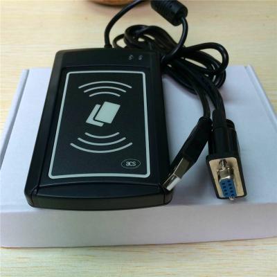 China 13.56mhz nfc reader iso14443 Mifare Reader Writer ACR1281S-C8 contactless smart card Reader with RS232 for sale