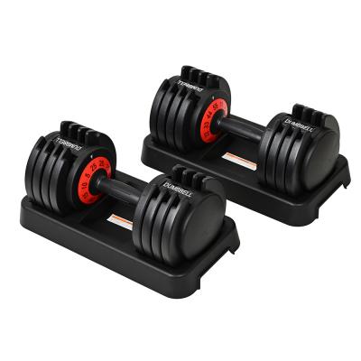 China Custom Styles Wholesale Cheap Fitness Equipment Gym Dumbbell Set Adjustable Dumbbell for sale