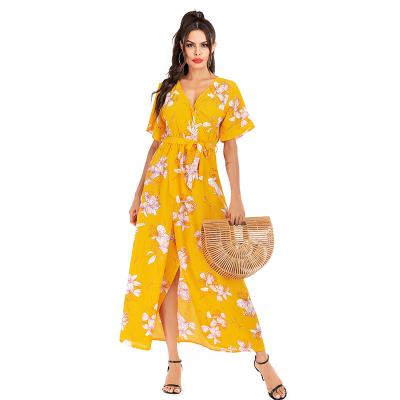 China Anti-Static New Arrive Summer Dresses Ladies Women, Elegant Maxi Dress Women Summer Dresses Ladies Casual for sale