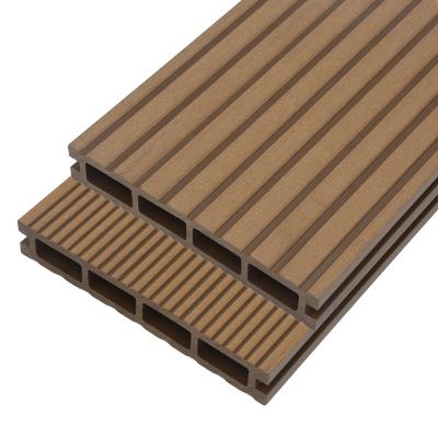 China Modern Basics Anti-Slip Outdoor Cavity WPC Garden Decking for sale