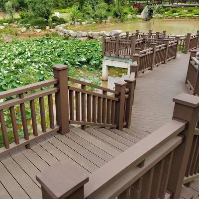 China Modern Outdoor Wooden Deck WPC Plastic Composite Fence for sale