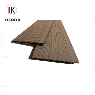 China Cheapest modern exterior wall cladding material composite wpc wall panels for sale