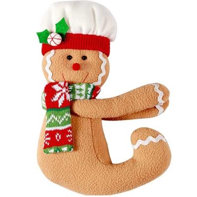 China All Gingerbread Man Christmas Tree Topper Decorations Plush Stuffed Gingerbread Hugger Decor Unique Funny Xmas For Christmas Tree for sale