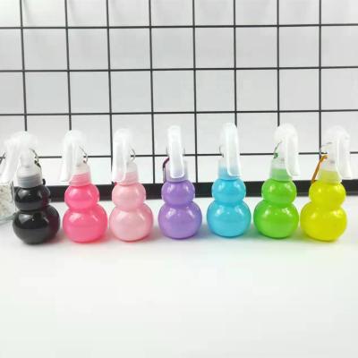 China 2021 New Style Squash Liquor Spray Bottle 100ml Personal Care PEE Key Chain Trigger Spray Bottle Colorful for sale