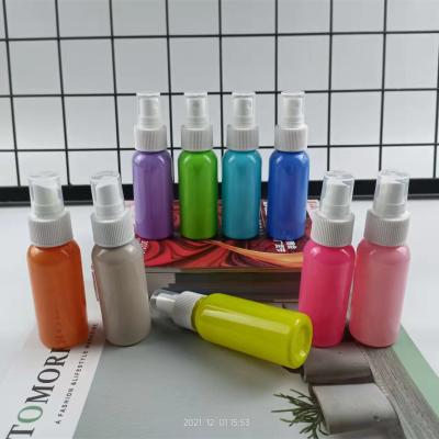 China Beautiful Cosmetic Color 2oz Alcohol Spray Bottle Plastic Bottle Maker Direct Object Cleaning And Disinfection for sale