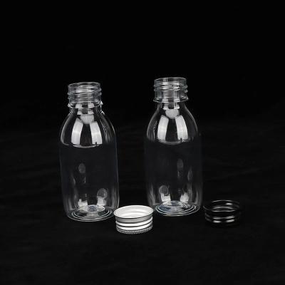 China Medicine 200ml 360ml 400ml Led Bulb Bottle Plastic Boba Tea Cup With Metal Screw Lids For Party Wedding for sale