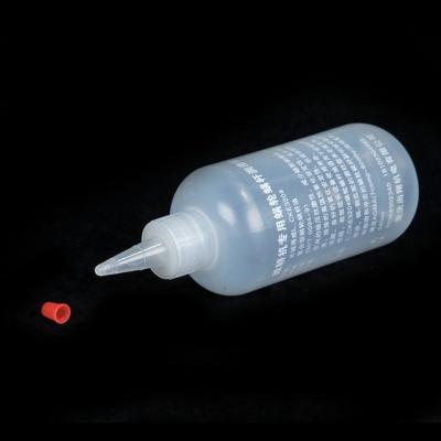 China Empty Household Products 250ml HDPE Plastic Potion Glue Bottles For Hair Oil Bottle Spout Bottle for sale