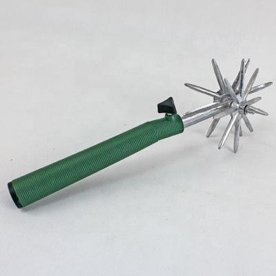 China Aluminum+ PP Grab 2021 Hot Garden Mini Hand Rotary Garden Cultivators for sale