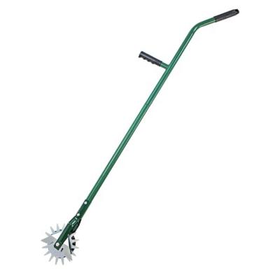 China egder Rolling Head With 2 Section Steel Handle And Long Handle Lawn Garden Edger 2021 New Ergonomic Plastic Garten Jardin Handle for sale