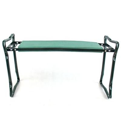 China Stee Tube With Foldable EVA Cushion Garden Double Width Kneeler And Stool for sale