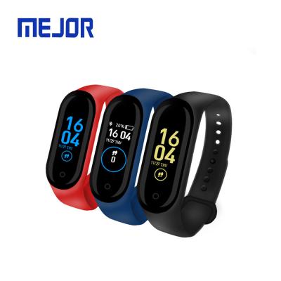 China Touch Screen Wearable device Usb band fitness tracker M4 rubber sports wrist watch M3 mobile smart bracelet for sale