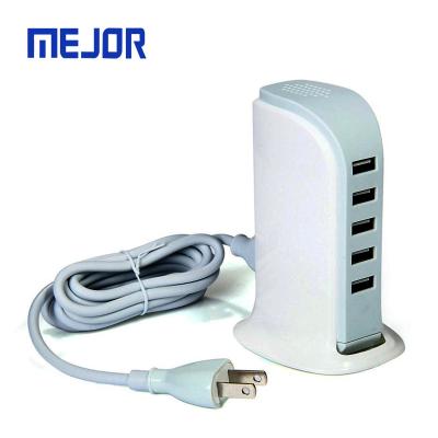 China EU 3.0 Desktop Wall Socket 20W Power Adapter 20W Phone Reference 4 USB Hub Universal Charging Palladium World Travel Plug Hub Fast for sale