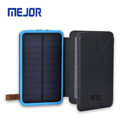 China 2 in 1 Solar PowerBank 3 Solar PowerBank USB Charger 4 Solar Power Bank Portable Solar Power Bank 20000mah Phone Charger 4 Magnetic Panel for sale