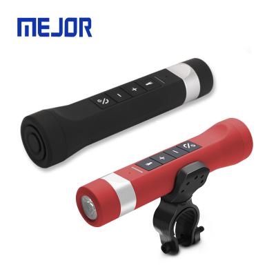 China AirPlay Riding Torch Bicycle Player BT Motor Bike Lamp Power Bank for Camping LED Wireless Mini Speaker for sale