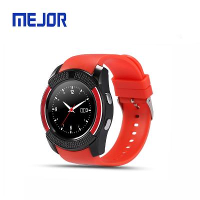 China One Key To Seek To Object Wholesale USB Instrument V8 Phone Watches SIM Sports Wrist Band BT Mobile Rubber Android Smart Watch for sale