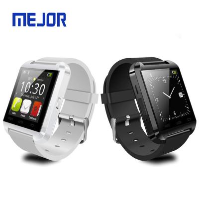 China Cheap U8 GPS navigation wristwatch rubber wearable touch screen phone android V8 smartwatch kids smartwatches for sale