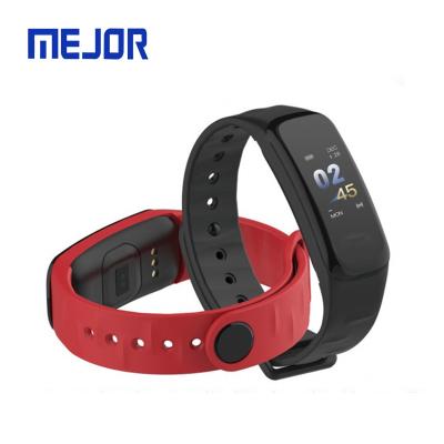 China Touch Screen Wearfit Health Heart View Wrist Band Smartwatch C1s Rubber Strap BT Mobile Smart Watch for sale