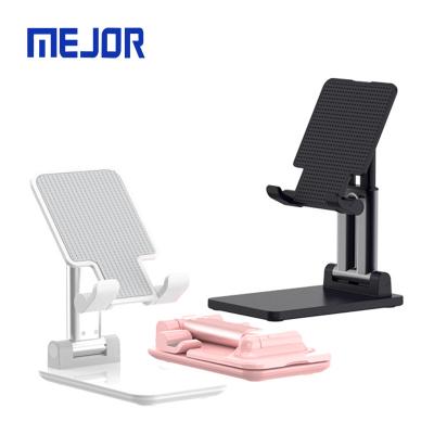 China Mobile Phone Adjustable Living Adjustable Stand Portable Bracket 2 in 1 Metal Tablet Mobile Phone Anti-Lazy Holder for sale