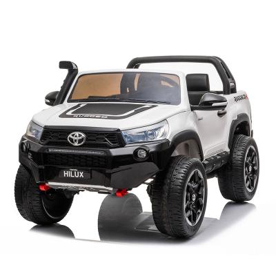 China Ride On Toy 24 Volt Toyota Hilux 2 Seater Ride On Car With Remote Control for sale