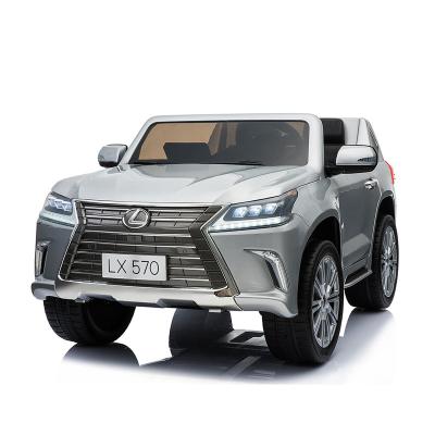 China Ride On Toy Off-Road in LX-570 SUV Model Ride On Car Luxury Toy Car with Sound and Light for Kids Boy Girl Gift for sale