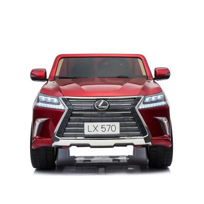 China Ride on Battery Powered Toy Factory Direct Sale Lexus LX 570 Kids Car Two Seats Ride on Car Toys 12v with Four Motors for sale