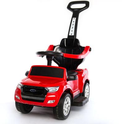 China Ride On Toy 2020 New Design Ford Ranger Ride On Toy Car Baby Swing Car With Push Handle for sale