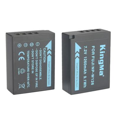 China Camera KingMa lithium camera battery replacement NP-W126 battery for Fujifilm X-T1 X-E1 XH1XT30 XT20 for sale