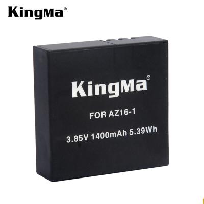 China Camera KingMa Li-ion Battery Replacement AZ16-1 Rechargeable Battery For Xiaomi YI 2K 4K Action Camera for sale