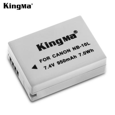 China Decoded Camera KingMa Battery NB-10L Full Li-ion Rechargeable Battery For Canon PowerShot G1X G3X G15 G16 for sale