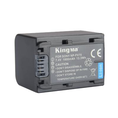 China Camera KingMa NP-FV70 Rechargeable Battery Pack For Sony FDR-AX33 AX53 HandyCam Camcorder for sale