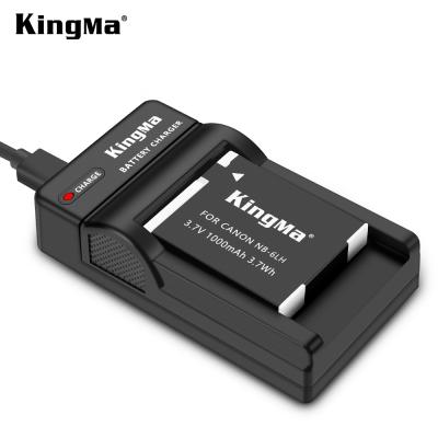 China Camera Kingma New Arrival Battery Kit Battery (One Pack) NB-6LH with Micro USB Portable Charger for Canon SX610 SX710 SX240 for sale