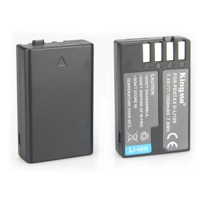 China Camera KingMa rechargeable lithium battery for D-LI109 battery and Pentax K500 K50 K30 digital camera for sale