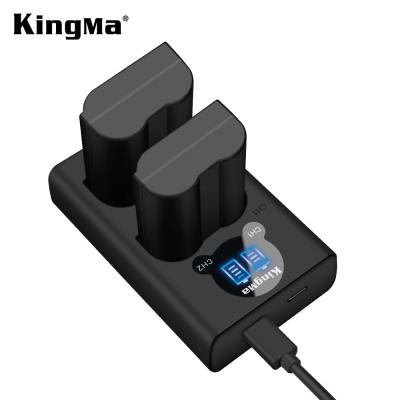 China Camera KingMa Rechargeable Battery EN-EL15 and LCD Display Charger for Nikon Camera for sale